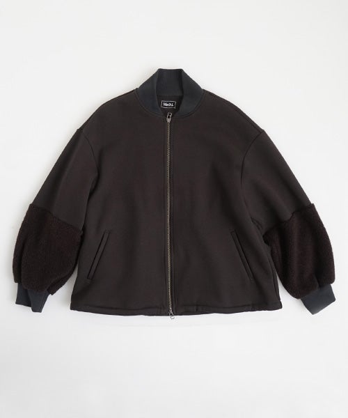 Mochiモチsweat blouson [darK kmocha/ma25hm-jk-01]