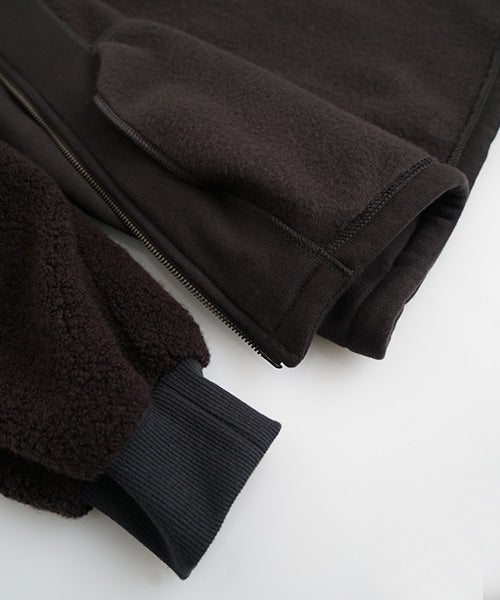 Mochiモチsweat blouson [darK kmocha/ma25hm-jk-01]