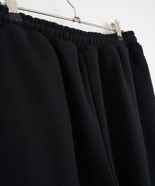  Mochiモチ sweat tuck wide pants　 [black/ma25hm-pt-01]