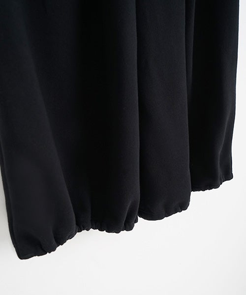 Mochiモチ sweat tuck wide pants　 [black/ma25hm-pt-01]