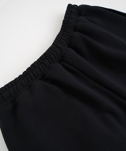  Mochiモチ sweat tuck wide pants　 [black/ma25hm-pt-01]
