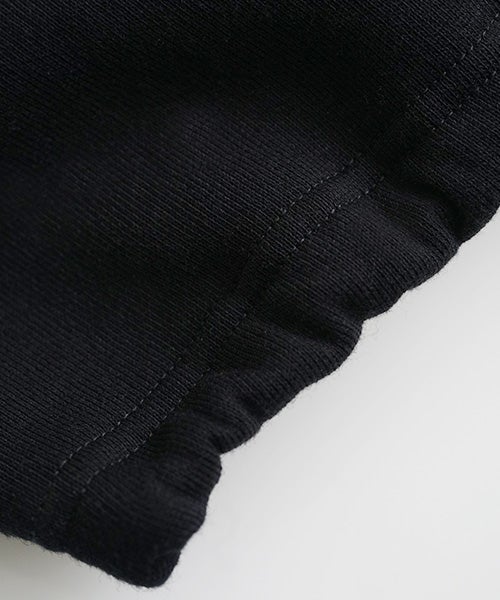  Mochiモチ sweat tuck wide pants　 [black/ma25hm-pt-01]