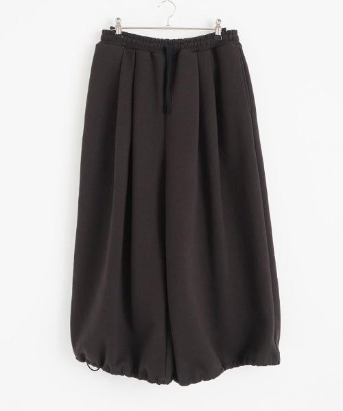 Mochiモチsweat tuck wide pants [darkmocha/ma25hm-pt-01] 