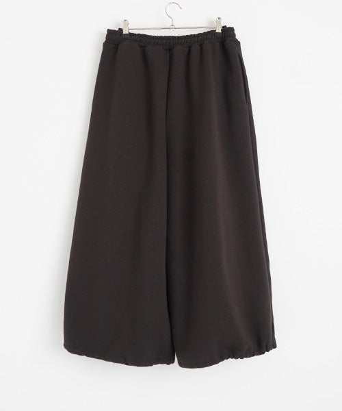 Mochiモチsweat tuck wide pants [darkmocha/ma25hm-pt-01] 