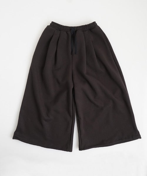 Mochiモチsweat tuck wide pants [darkmocha/ma25hm-pt-01] 