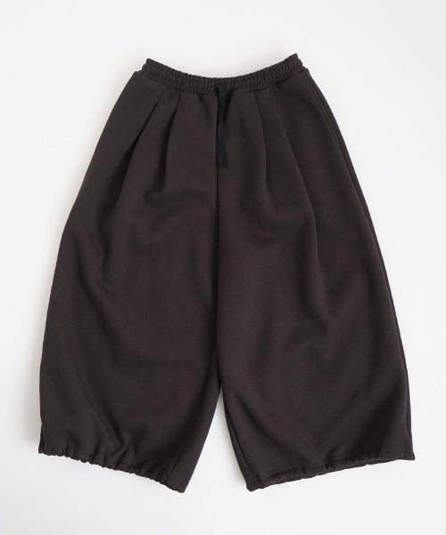 Mochiモチsweat tuck wide pants [darkmocha/ma25hm-pt-01] 