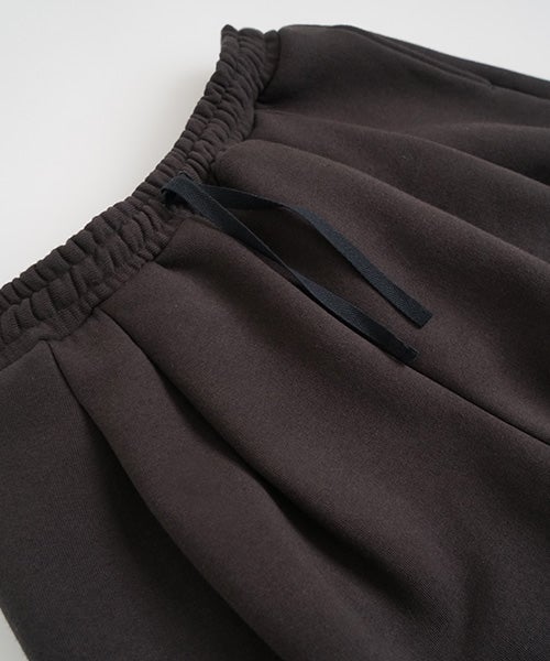 Mochiモチsweat tuck wide pants [darkmocha/ma25hm-pt-01] 