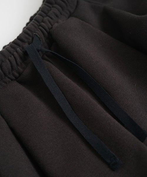 Mochiモチsweat tuck wide pants [darkmocha/ma25hm-pt-01] 