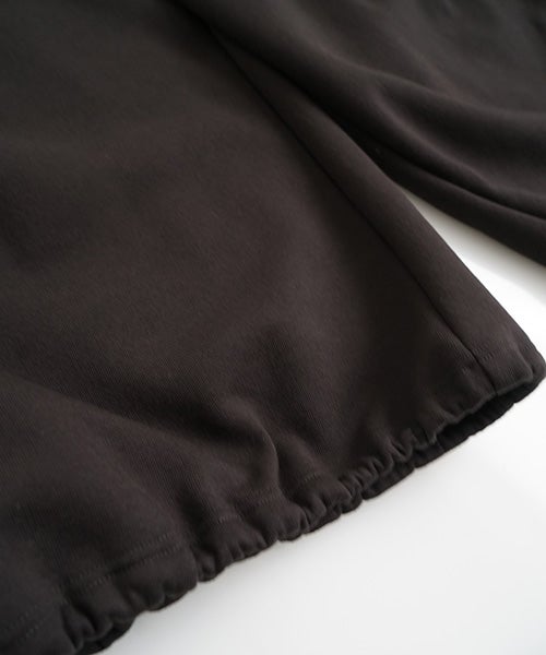 Mochiモチsweat tuck wide pants [darkmocha/ma25hm-pt-01] 